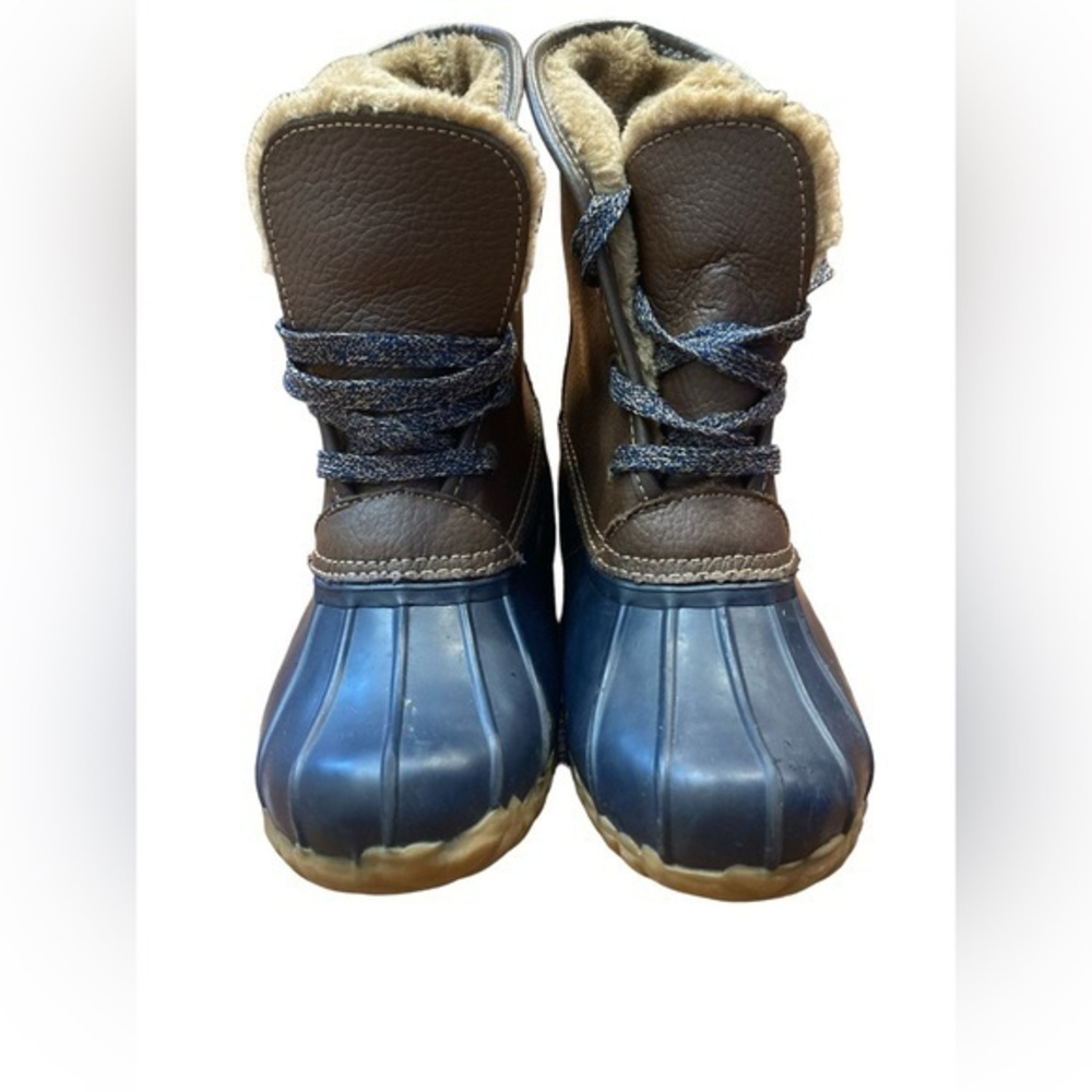 Sporto Degas Original Duck Boots Women's 5 Rubber Waterproof Faux Fur Lined
